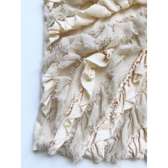 Crewcuts Peach Silk Ruffles Top - Picture 2 of 4